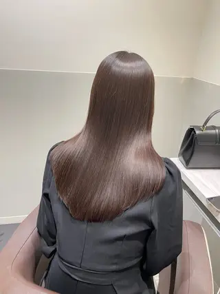 ロング カラー 〻ツヤハイトーン🩰 🤍HARUCAのヘアスタイル