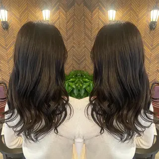 ロング カラー tocca 💜石田愛結💜のヘアスタイル