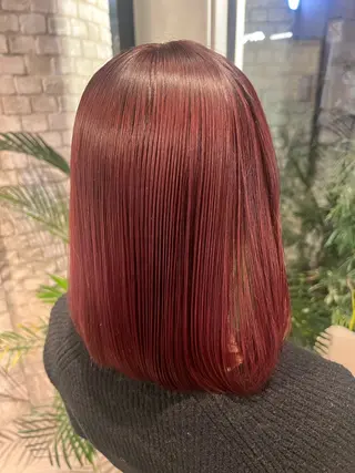 ミディアム カラー ショートカット✨/ 木下明哉のヘアスタイル