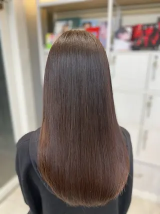 ミディアム 中顔面短縮 顔まわり新田大翔のヘアスタイル
