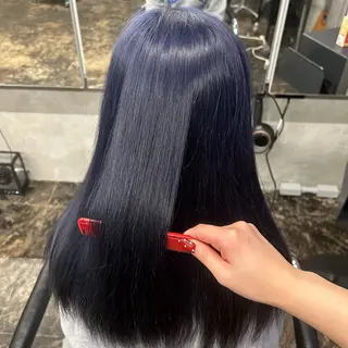 カラー 松川ヒナ|韓国レイヤ /耳つぼジュエリーのヘアスタイル