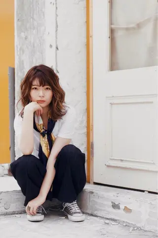 ミディアム 艶髪・酸性ストレート フリツのヘアスタイル