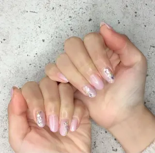 ミディアム カラー パーマ ヘアアレンジ メンズ キッズ ネイル マツエク・マツパ アイブロウ Salon Ｋのネイルデザイン