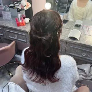 セミロング ヘアアレンジ MILD by 17 秋葉原 ♡みづき♡のヘアスタイル