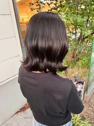 ミディアム カラー 🎀渡部 凜花/髪質 改善/艶髪🎀のヘアスタイル