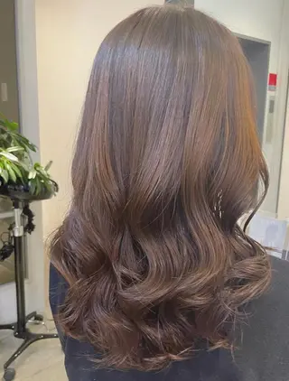 パーマ 表参道ミディアム レイヤー山岸季生のヘアスタイル
