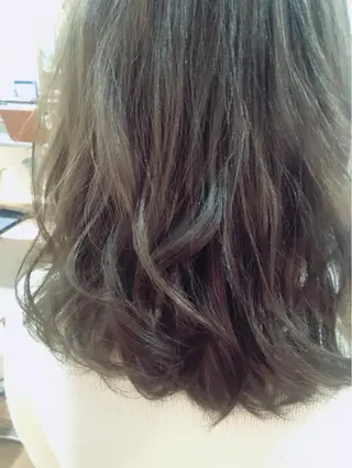 ショート ミディアム セミロング カラー 【mokuオーナー】 ちはるのヘアスタイル