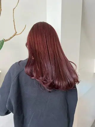 ロング カラー 顔周りカット/透明感 カラー✂️MEIのヘアスタイル