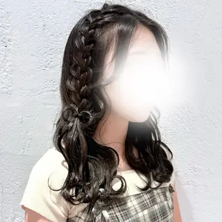 ロング ヘアアレンジ 縮毛矯正/Wカラー /アレンジ🌙あまにのヘアスタイル