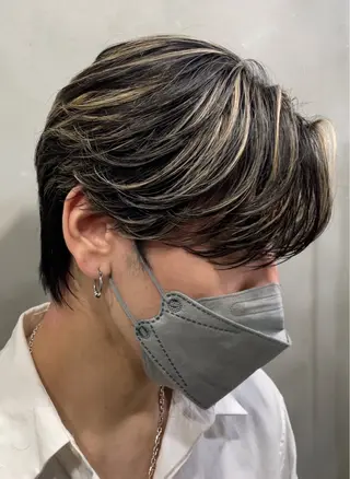 カラー メンズ メンズ特化💥 ショートスタイル💥のヘアスタイル