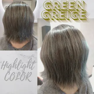 ミディアム カラー GR【中村】期間限定 🌱なりたいを形にのヘアスタイル