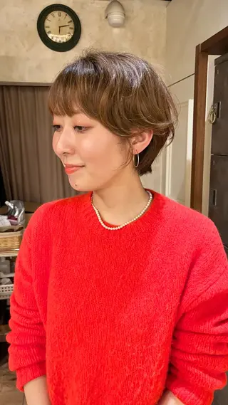 ショート 近藤 麻紀のヘアスタイル