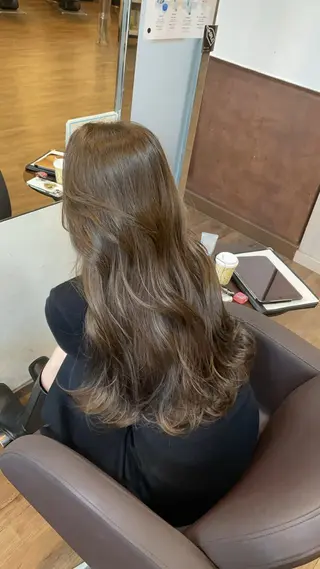 ロング カラー 透明感韓国ヘア♡ みつきのヘアスタイル