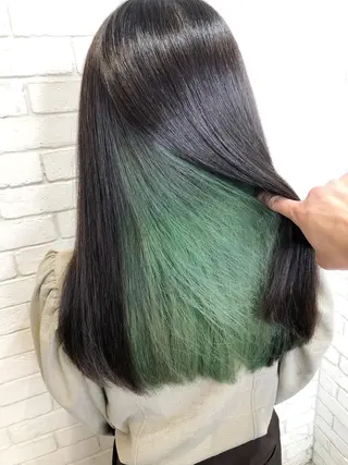 セミロング カラーアンドケアリタ kitamuuuのヘアスタイル