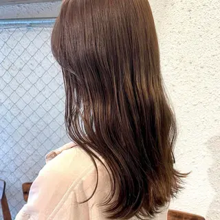 ロング カラー ヘアアレンジ 押切 響　のヘアスタイル