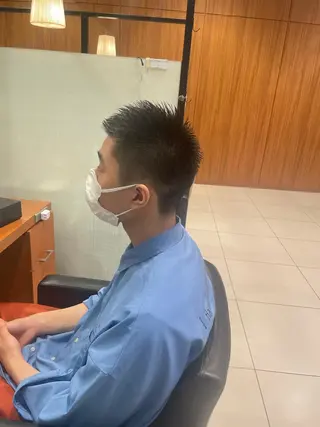 ショート メンズ 髙田 千華 髪質改善ストレートのヘアスタイル