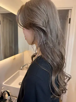 ロング カラー ムロ 二子玉川駅のヘアスタイル