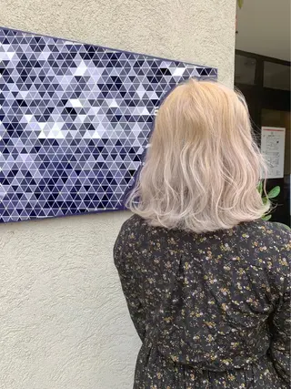 ミディアム 嶋崎 啓人のヘアスタイル