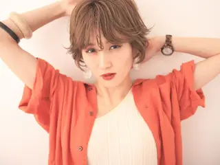 ショート カラー 新生活応援★半額/ 25歳以下　“内間”のヘアスタイル