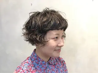 パーマ tatsumi/ボブ ウルフ/レイヤーのヘアスタイル