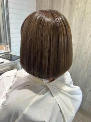 ミディアム カラー Renatus店長 金子裕美のヘアスタイル