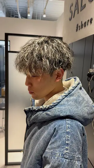 ショート カラー メンズ メンズ特化美容師 tassyのヘアスタイル