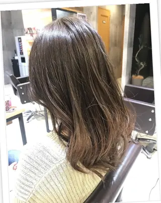 セミロング カラー パーマ ヘアアレンジ メンズ キッズ ネイル マツエク・マツパ EnBlesS西宮 マンツーマン神道有基のヘアスタイル