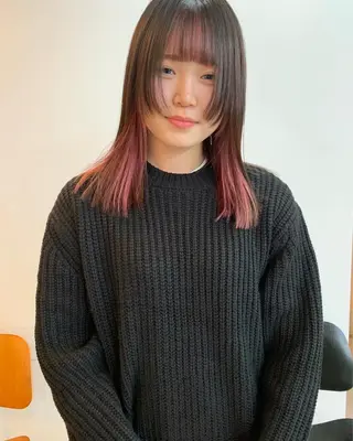 ロング なかの たくみのヘアスタイル