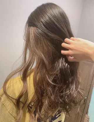 カラー 🍀火曜以外予約⭕ 安藤澪央☘️のヘアスタイル