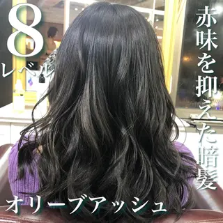 セミロング カラー Soleria 田中慎一のヘアスタイル