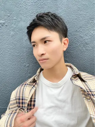 カラー パーマ メンズ メンズブリーチカラー /パーマ ごーた立川のヘアスタイル