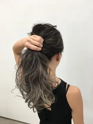 ロング Rubik's江坂 ルービックえさかのヘアスタイル