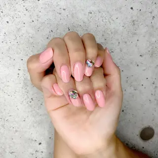 セミロング カラー パーマ ヘアアレンジ メンズ キッズ ネイル マツエク・マツパ Salon Ｋのネイルデザイン