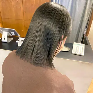 ミディアム カラー パーマ ヘアアレンジ メンズ キッズ ネイル マツエク・マツパ 前川 朋香のヘアスタイル