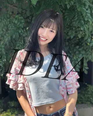 ロング カラー 韓国レイヤーカット 🧸ベージュカラーのヘアスタイル