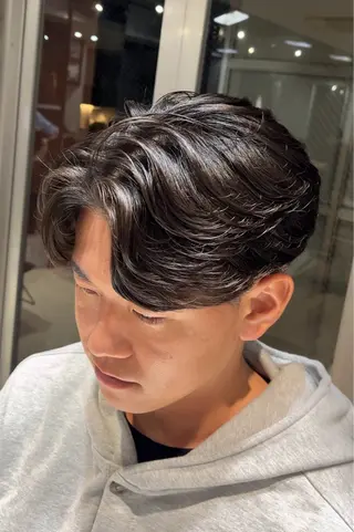 パーマ メンズ fifth原宿 今村圭一のヘアスタイル