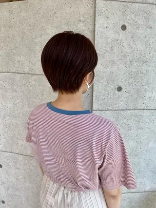 ショート ⭐️透け感カラー /齊藤容史⭐️のヘアスタイル