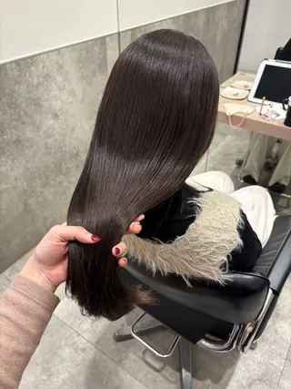セミロング カラー mao | 柔らか艶カラー🫧のヘアスタイル