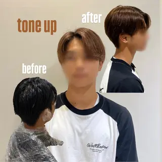 カラー メンズ 韓国ヘア🇰🇷/ニ ュアンスパーマ/ヒナのヘアスタイル