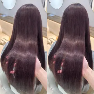 ロング カラー Rio🎀ブリーチ なし透明感♡顔周り♡のヘアスタイル