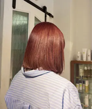 ミディアム rina/似合わせ/ 艶髪カラー/髪質改善のヘアスタイル