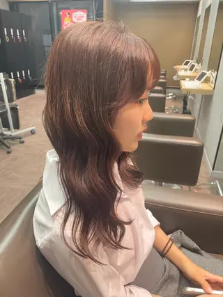 セミロング PANOLA下北沢 中川夢菜のヘアスタイル