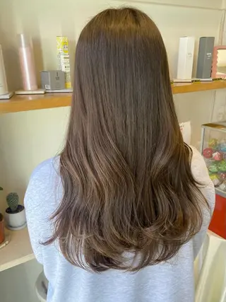 ロング 中尾 未来/艶カラー /カットモデルのヘアスタイル
