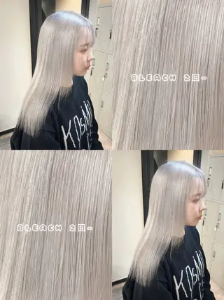 ロング ハイトーン🫧艶髪 MAIKAのヘアスタイル