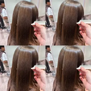 セミロング センター南　髪質改善 大引　優のヘアスタイル