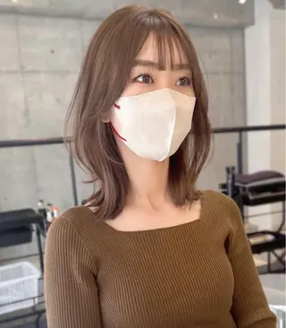 ミディアム カラー 北間 寛哉のヘアスタイル