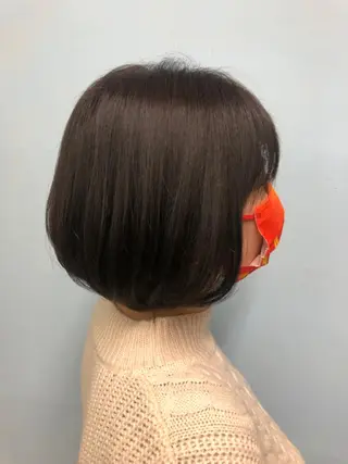 ショート 艶カラー🩵💛 NANAのヘアスタイル