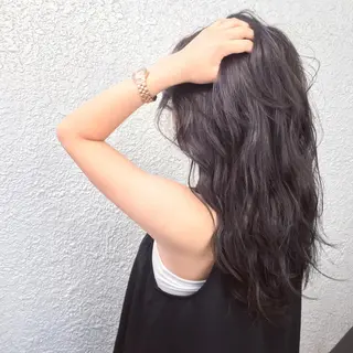 ミディアム セミロング ロング カラー ヘアアレンジ 小顔ショートヘア♪ TAKUMIのヘアスタイル