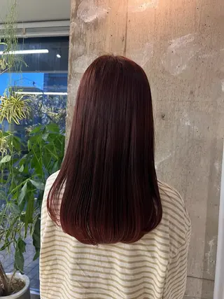 ロング カラー piilo/ 岩花梨乃のヘアスタイル