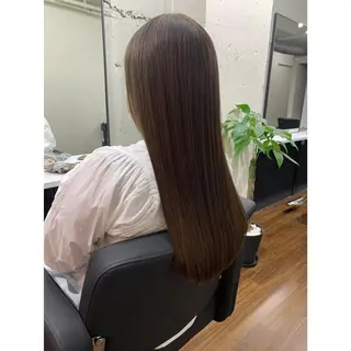ロング 髪質改善専門　酸性ス トレート　縮毛矯正のヘアスタイル